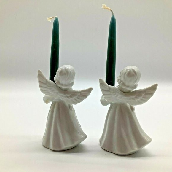 Angel Candleholders, Made in Japan - Picture 5 of 7